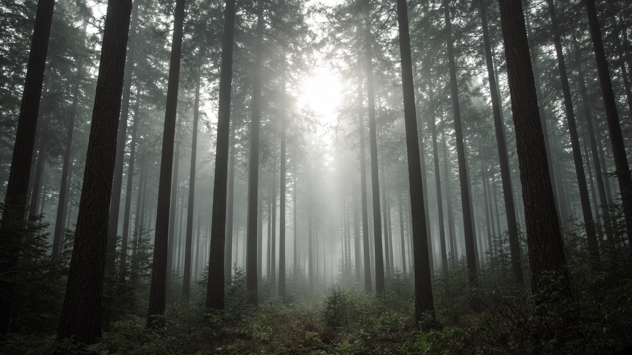 Light in the trees